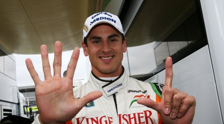 адриан сутил втори пилот форс индия