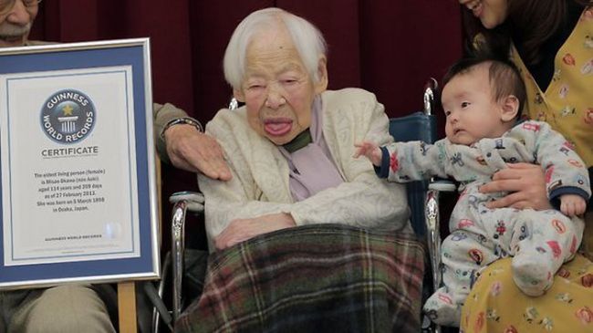Най-възрастната жена в света е японка