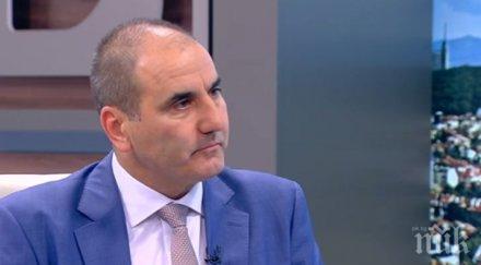 цветан цветанов инспектира пътната отсечка балач годеч