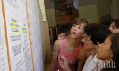 излиза първото класиране прием седми клас