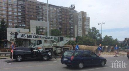 изнъредно пик джипът катастрофирал цариградско шосе буквално летял пътя