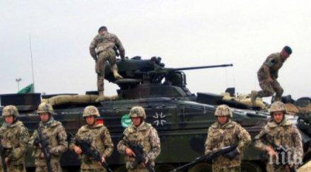 германия запълни военната празнина напускането великобритания