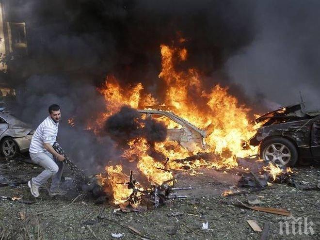 Осем ранени при новата серия терористични актове в Ливан 