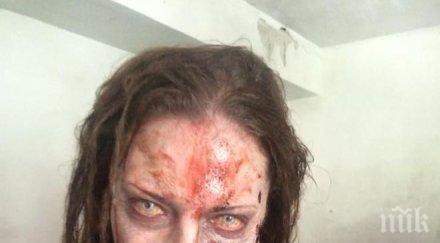 ексклузивно пик ужас обезобразиха красива звезда народния театър снимка