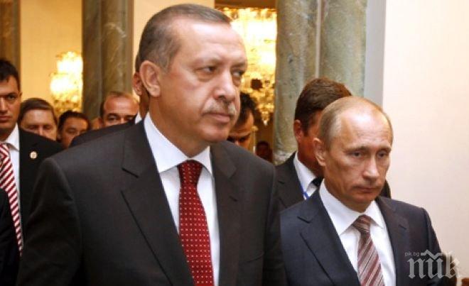 Ердоган разкри кога и къде ще се срещне с Путин