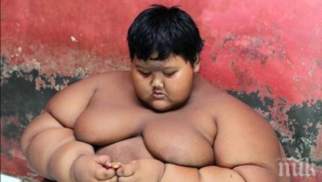 Вижте най-дебелото дете в света! Тежи 192 кг, а е само на 10 години 