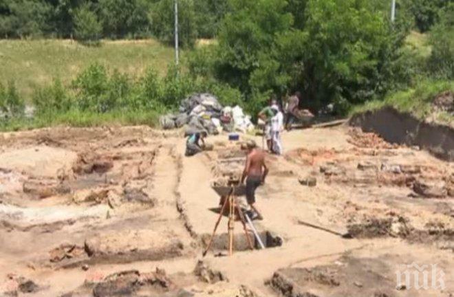 Археолози откриха селище с антични къщи в София