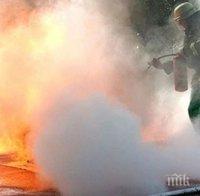 Пожар изпепели 160 декара с жито в равнината Злати