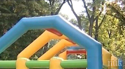 очевидци разкриха подробности тежкия инцидент дете атракцион благоевград видео