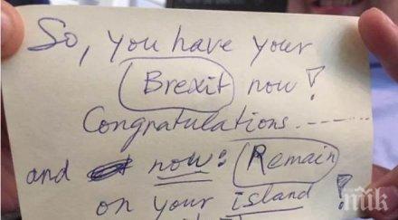 британски депутати обиждани европарламента брекзита снимки видео