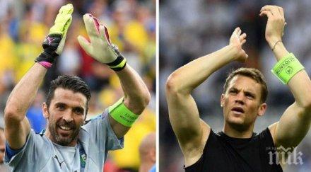 вижте съставите германия италия срещата живо