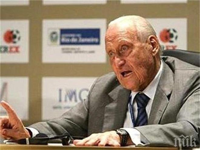 Стогодишният Жоао Хавеланж е приет в болница с пневмония