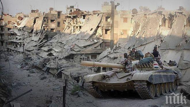 20 убити при бомбардировка на  сирийския режим край Дамаск