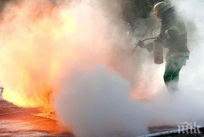 Пожар изпепели 160 декара с жито в равнината Злати