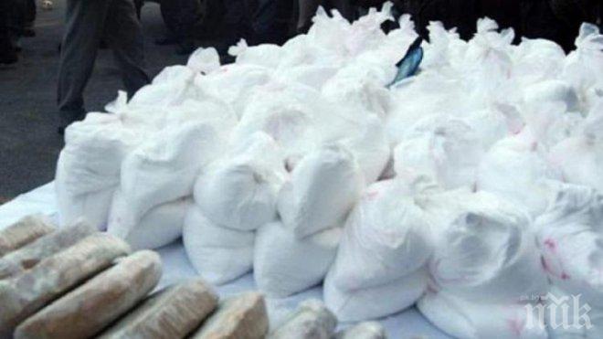 СТРАШЕН УДАР! В Румъния спипаха 2,5 тона кокаин, минал покрай България 