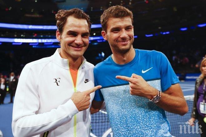 Федерер отмъсти за Гришо и отстрани Джонсън на Уимбълдън