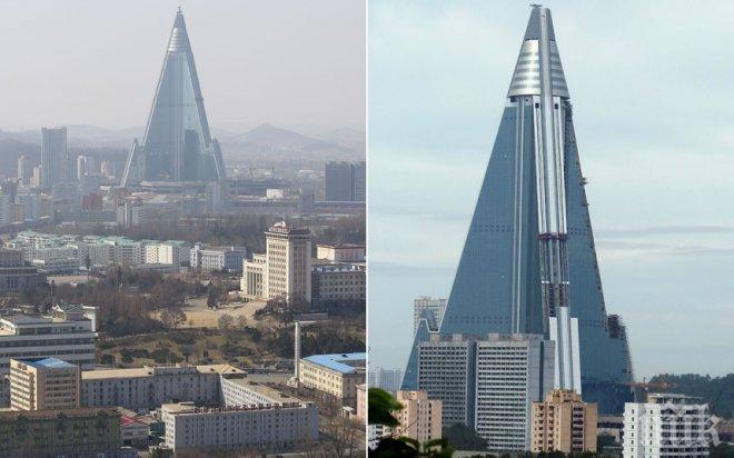 Напук на санкциите, Пхенян вдига 70-етажни небостъргачи