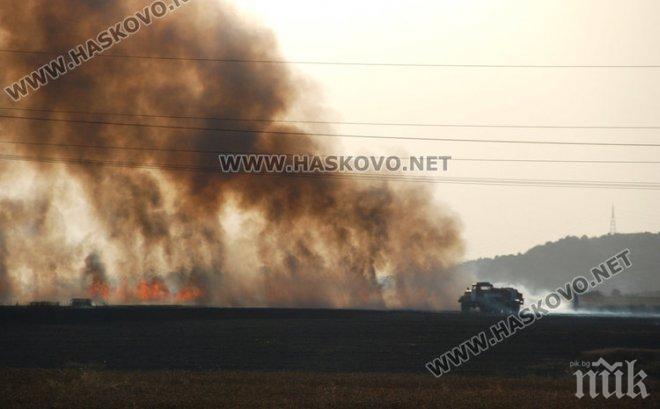 АД В ШУМЕН! Трети ден продължава пожарът в регионалното депо, хората не смеят да отворят прозорците си