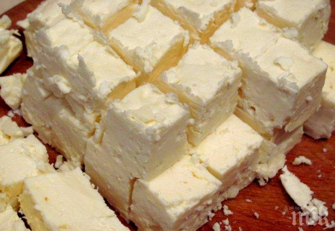 Иззеха над 20 кила сирене с изтекъл срок от търговската мрежа в Пловдив