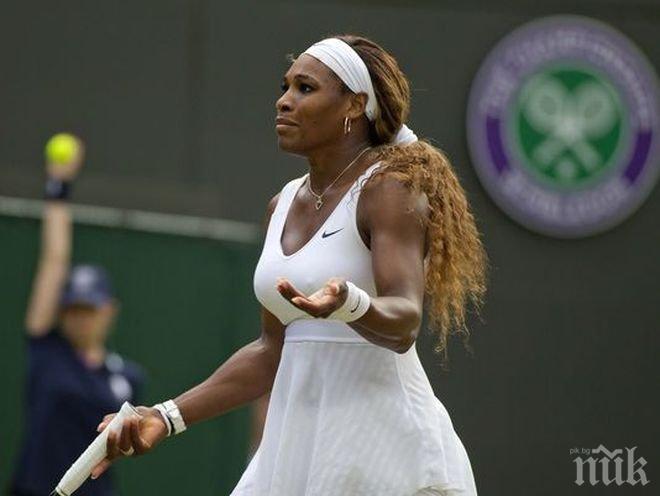 Серина разби Веснина за 49 минути за 9-ия си финал на Уимбълдън