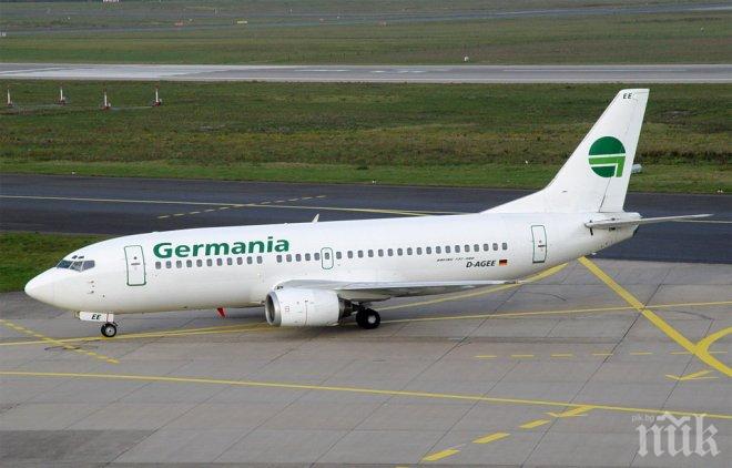 Евакуираха самолет от Германия за Турция след анонимен сигнал за заплаха

