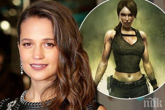 Томб Райдър с Алисия Викандер ще излезе през 2018 година 