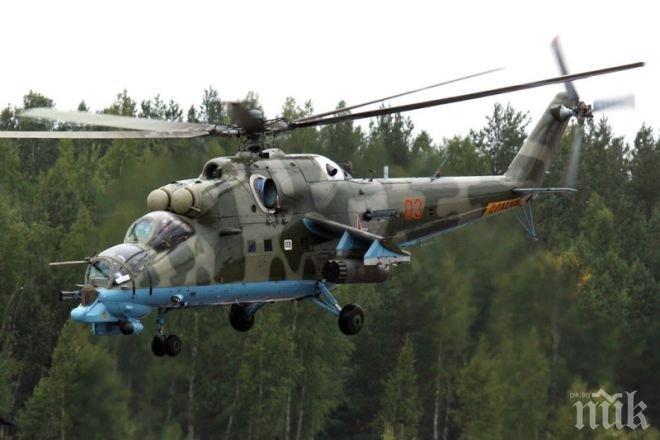 Правителствен хеликоптер на Сирия е свален в района на Палмира