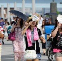 Повече от 7,5 хил. души са били приети в болници в Япония с топлинни удари