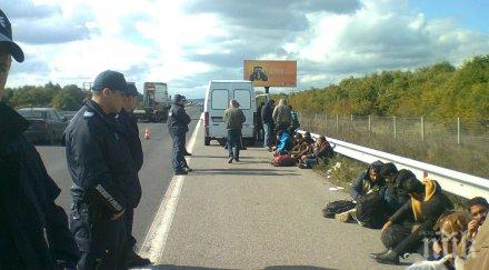 мигранти нахлули границата спипали монтана