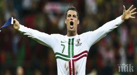 кристиано роналдо посочи големия герой португалия