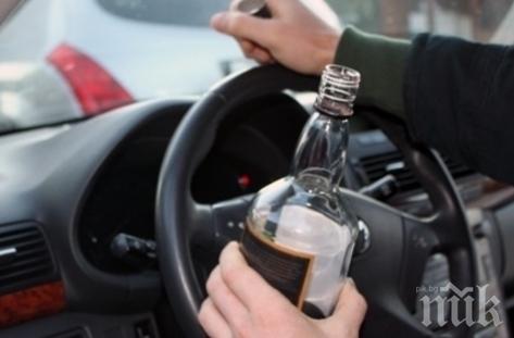 Спипаха мъртво пиян шофьор край Самоков, подкарал колата с 3,38 промила алкохол