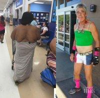 20 посетители на супермаркети с ясно изразен идиотизъм!