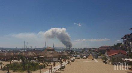 нетът завря пожара морето хвърчат люти клетви изгори целият слънчак