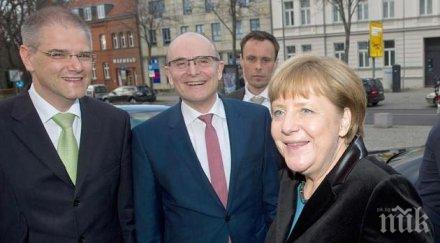 меркел атамбаев обсъдят двустранното сътрудничество