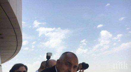 премиерът борисов посети телевизионната кула милад снимки