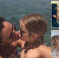 Много майки полудяха по нова мода! Целуват децата си по устата по примера на Виктория Бекъм