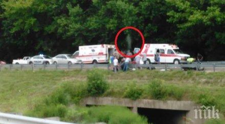 уникална снимка вижте душа отделя тялото