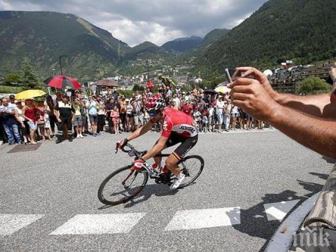 Куриозен край на етапа беляза изкачването на Монт Венту