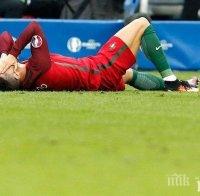 Нови подробности за контузията на Роналдо, Пайе го 