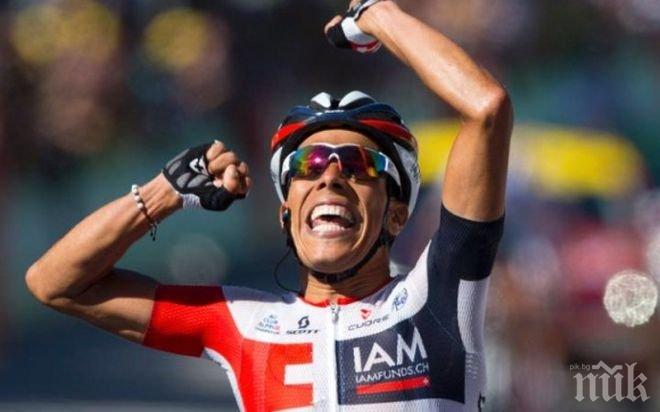 Колумбиец спечели 15-ия етап от Обиколката на Франция