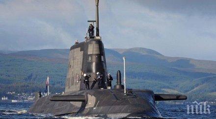 британска атомна подводница удари търговски кораб гибралтар