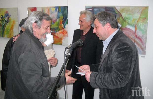 Художникът Иван Пенев със своя изложба в Кюстендил