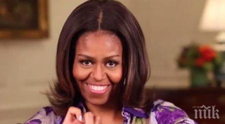 уникално шоу вижте мишел обама пее рап кърши снага колата водещ видео