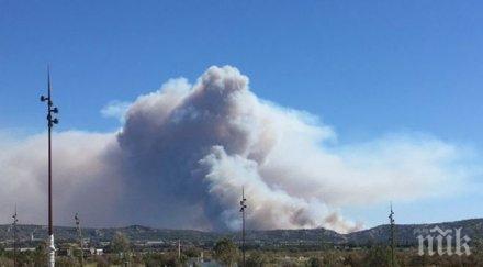 гори регионалното депо твърди битови отпадъци шумен