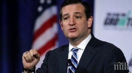 тед круз подкрепи тръмп президентската надпревара