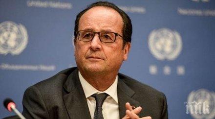 френският президент предупреди великобритания