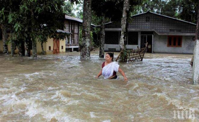 87 души загинаха при проливни дъждове в Китай