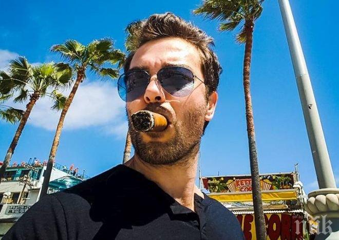 Екшън-звезда от Холивуд спука гума на Тракия (СНИМКА)