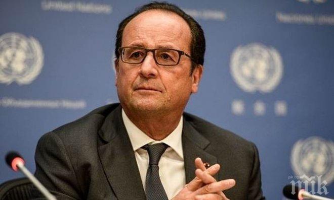  Френският президент предупреди Великобритания