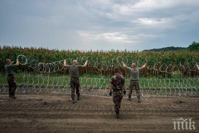 Срещу мигрантите: 10 000 унгарски войници охраняват границата със Сърбия